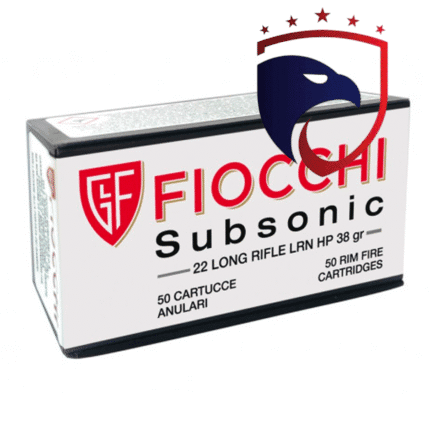Cartucho Fiocchi .22LR Subsônico Cx.50un