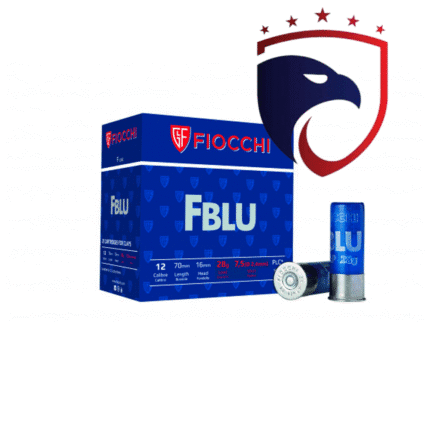Cartucho Fiocchi .12GA [70mm] FBlu 7.5 Cx.25un