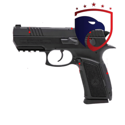 Pistola IWI Semiautomática Jericho II Black 9mm