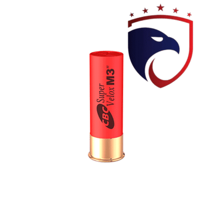 Cartucho CBC .12GA [76,2mm] Super Velox CH-3T M3″ Cx.25un