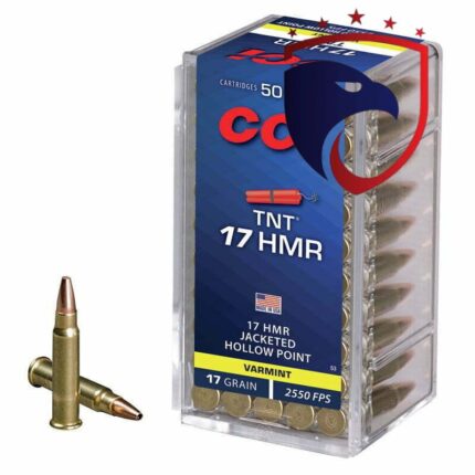 Munição CCI 17HMR TNT HP 17 Grains – Cx 50