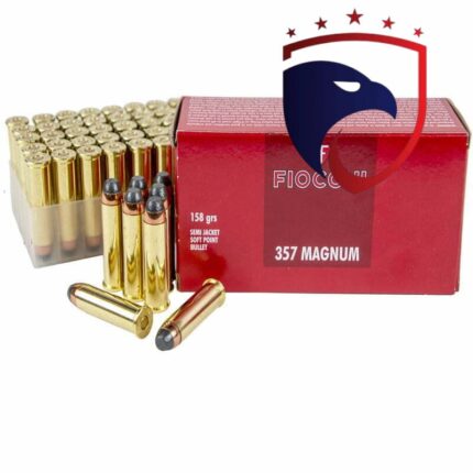 Munição Fiocchi 357 MAG SJSP 158gr – Cx 50