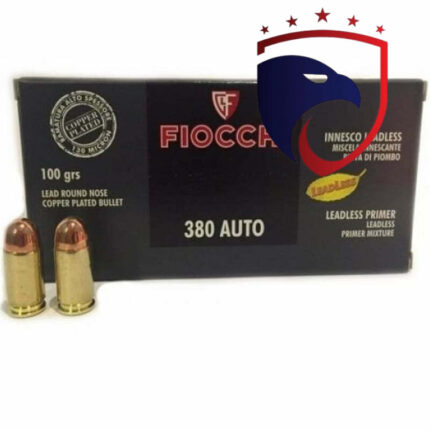 Munição Fiocchi 380 AUTO RNCP 100gr – Cx 50